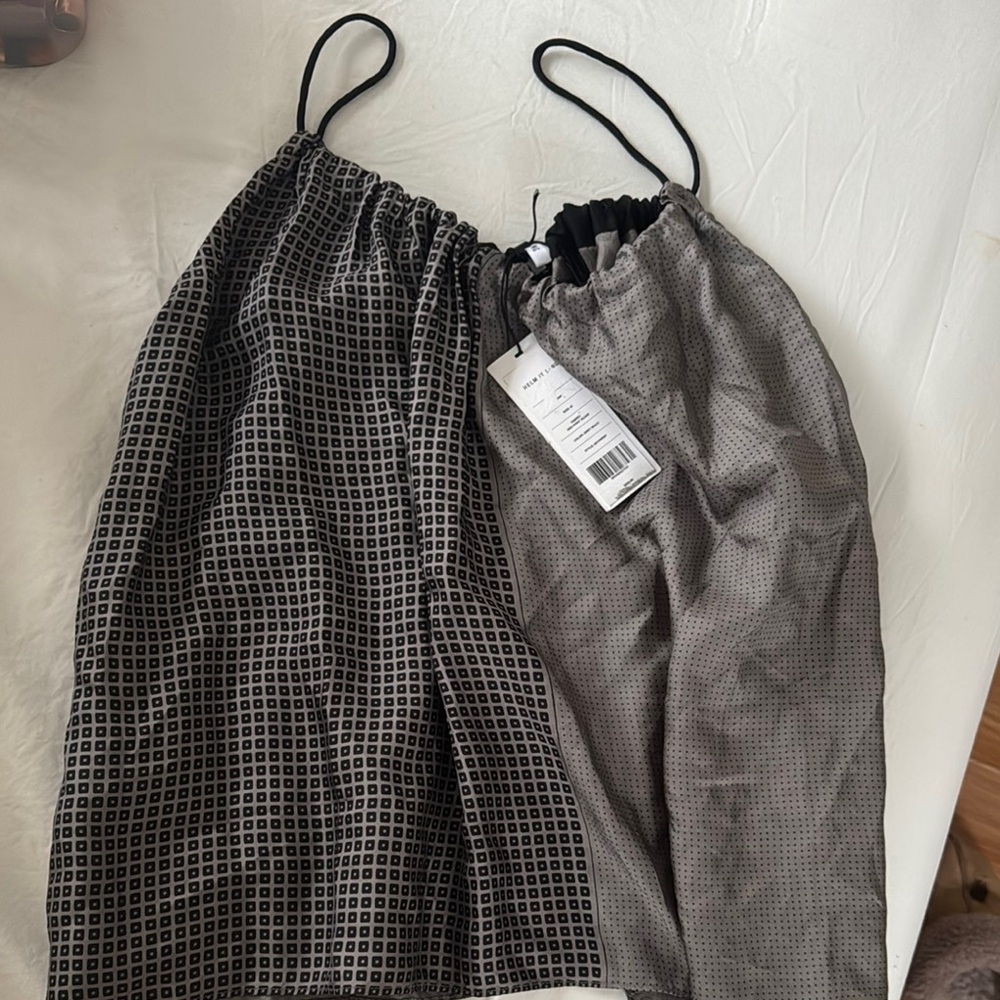 Black and Gray Patterned Dress